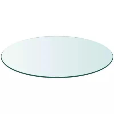 $54.90 • Buy Dining Coffee Table Top Tempered Glass Round 700mm Thickness: 8mm Transparent