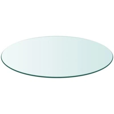 $54.90 • Buy Dining Coffee Table Top Tempered Glass Round 700mm Thickness: 8mm Transparent