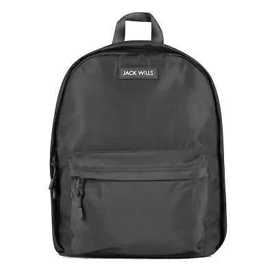 Jack Wills Unisex Core Nylon Backpack Back Packs Lightweight • £28