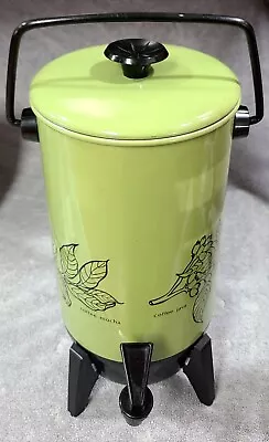 Mirro-Matic 22 Cup Coffee Mocha Java Green Electric Percolator Model M-9294-47 • $14.99