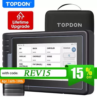 [FREE UPDATE] TOPDON AD800BT Professional OBD2 Scanner Car Diagnostic Tool TPMS • £245.99