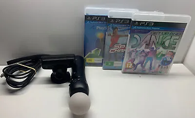 Sony Playstation Move Controller Camera & X3 Games • $69.99