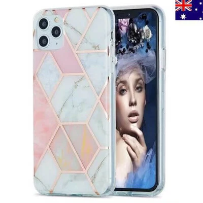 $11.49 • Buy Marble Shockproof Rubber Slim Case Cover For IPhone 13 12 Pro Max XS XR 8 SE3