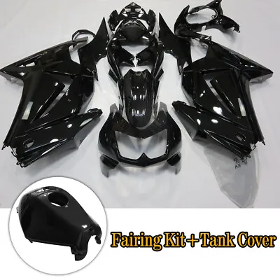 Glossy Black Fairing Kit Or Tank Cover For KAWASAKI NINJA 250R 2008-2012 EX250J • $74.30