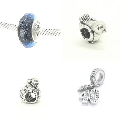 £15 • Buy Authentic Pandora Murano Glass Beads And Various Charms All S925/925 Ale/ale R
