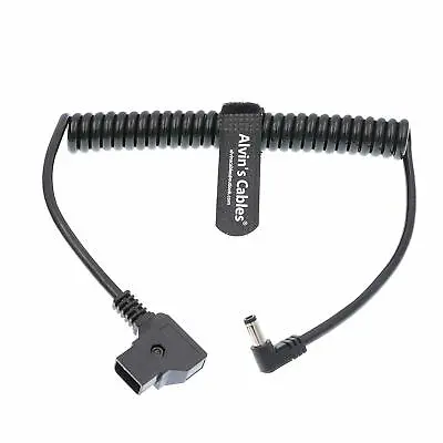 Anton Bauer D Tap To DC 12V Right Angle Coiled Power Cable For KiPRO LCD Monitor • £13.99