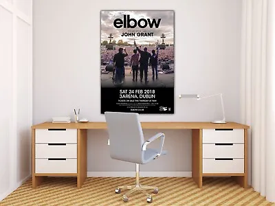 £9.30 • Buy Elbow In Live In Dublin Vintage Music Concert Band Gig Rock Poster A4 A3 A2