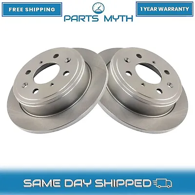 New Rear Disc Brake Rotors Pair Set Kit For 1988-2001 Acura Integra Honda Civic • $55.70