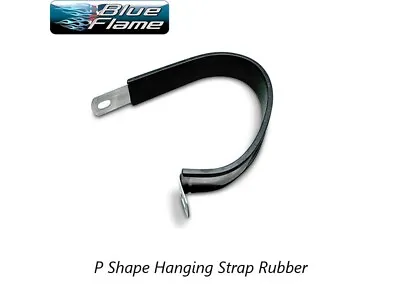 Exhaust P Shape Hanging Strap Body Band Silencer    Genuine Blueflame • $22.28