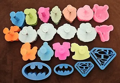 Plunger Cookie/fondant Cutter Lot *fruit *baby  *halloween/fall *superhero *new • £33.73