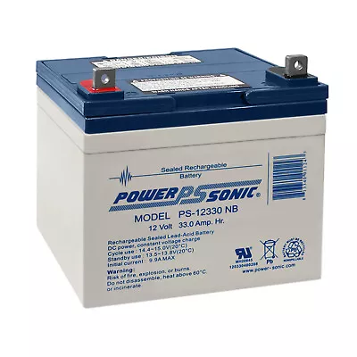 Power-Sonic 12V 33AH SLA Replacement Battery For Invacare Wheelchairs U1 GELL • $79.99