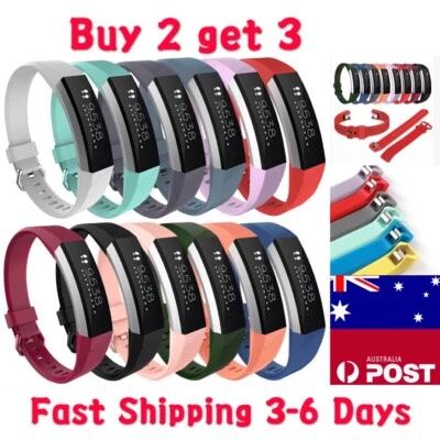 $3.99 • Buy Fitbit Alta HR Silicone Replacement Band Wrist Watch Band Secure Buckle 