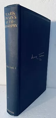 Mark Twain's Autobiography 1924 1st Edition Harpers Volume 2 - Nice HC • $19.95