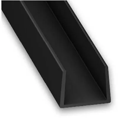 Black PVC Plastic U Channel Edging 10MM Internal Width • £9.59