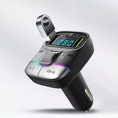 Car Wireless MP3 Player Fast Charge FM Transmitter Radio Receiver For Audio Play • $20.23