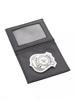 Police Badge Wallet Cops Prop Halloween Fancy Dress Party Accessory • £7.89