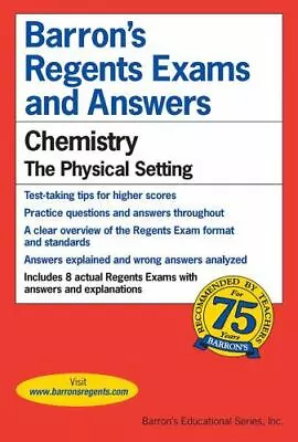 Barrons's Regents Exams And Answer- Albert S Tarendash 9780812031638 Paperback • $4.43