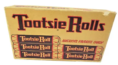Vintage 1930's Early 40's Era Tootsie Rolls Original Display Box Very Rare! • $53