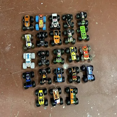 Lot Of 23 Hot Wheels Monster Jam Trucks 1:64 Scale Diecast Variety Trucks Lot • $69.99