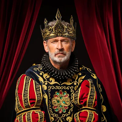 King's Crown For Theater Prom Party Decorations Royal Crown Men Costume Cosplay • $10.54