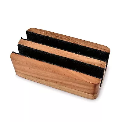 Laptop Holder Acacia Wood Laptop Vertical Stand Fits MacBook Pro And Other • $24.60