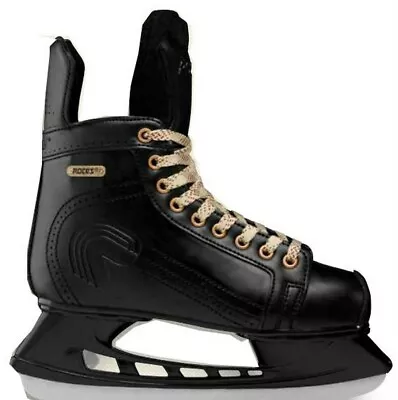 Roces Men's Slapshot Glamour Vintage Hockey Look Figure Ice Skates Black • $99.95