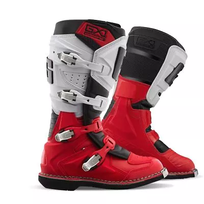 Gaerne GX1 Motocross Boots Red White MX Off Road Enduro Quad ATV • £214.95