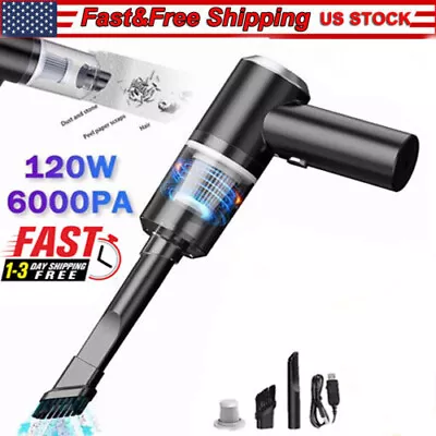 $10.79 • Buy 120W Cordless Handheld Vacuum Cleaner Small Mini Portable Car Auto Home Wireless