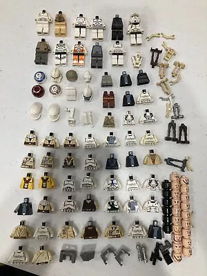 Lego Star Wars Minifigures Damaged Bulk Lot Read Description Over 100 Pieces. • $16.19