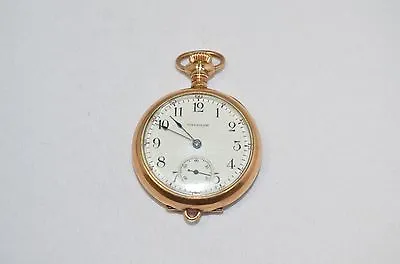  Pete006~ WALTHAM  Small Pocket WATCH W/ Subdial & Red Second Indices-Working! • £530.82