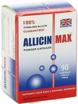 Allicin Max Garlic 90 Capsules • £17.99