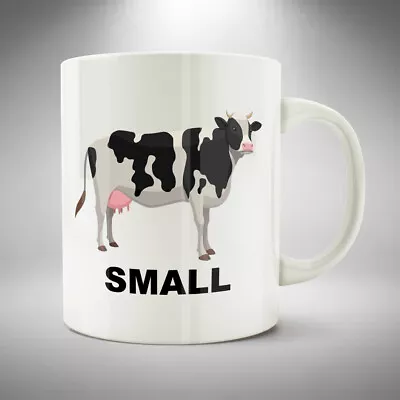 Small Cow Far Away Mug / Cup Funny Novelty Farming Gift Father Ted Inspired • £8.99