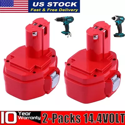 2Pack 14.4V 3.6Ah BATTERY Replacement For MAKITA 1434 1420 1422 1435F Cordless • $31.50