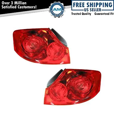 Tail Lights Taillamps Left & Right Pair Set For Infiniti G25 G35 G37 Sedan • $110.37