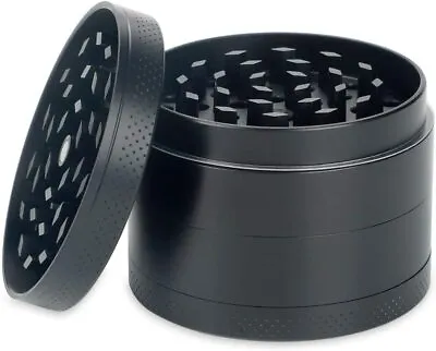 4x 2.2  Part Herb Grinder - Pocket Metal Spice Crusher With Magnetic Lid - H&S • £7.99