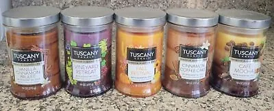Tuscany Candle 18oz With Essential Oils - Choose Your Scent ☆ FREE SHIPPING ☆ • $17.99