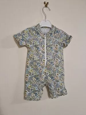 6-9months Next All In One Floral Design Swimming Costume • £3.99