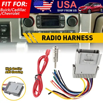 $9.99 • Buy For Chevy Silverado 2003-2007 Car Stereo Radio Wiring Harness Adapter Connector