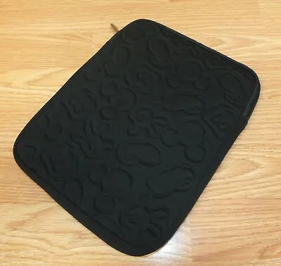 Genuine Disney Parks Black Embossed Mickey Mouse IPad / Tablet Pouch Sleeve  • $29.08