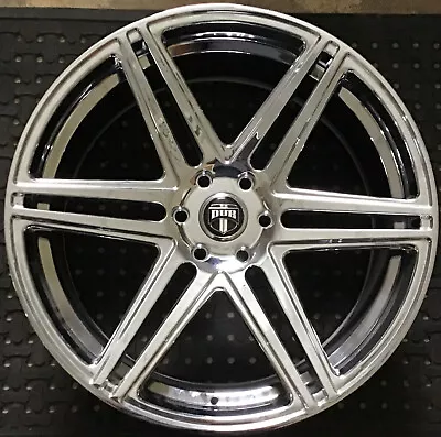 24  DUB 1PC S254 FLEX Chrome 24x10 6X5.5 Wheel 30mm Rim 33 • $699