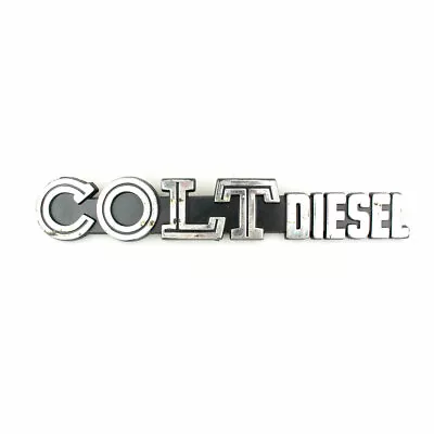 Mitsubishi Colt Diesel Badge Emblem Nameplate Logo NOS  • $22