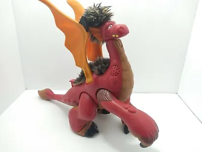 2008 Mattel FISHER PRICE DRAGON Stomping Roaring FUZZY Dinosaur W Movement Sound • $9.07