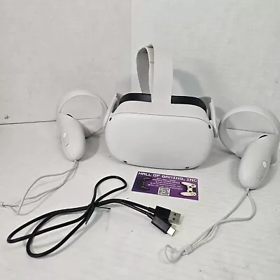 Meta Oculus Quest 2 128GB Standalone VR Headset - White • $160