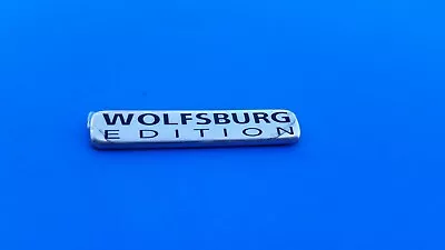 $13 • Buy Vw Jetta Cc Wolfsburg Edition Rear Side Emblem Logo Badge Symbol Used Oem A17