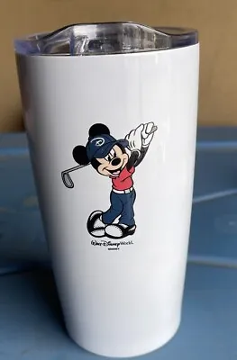 Walt Disney World Titleist Golf Travel Tumbler Cup With Lid Mickey Mouse NEW • $29.95
