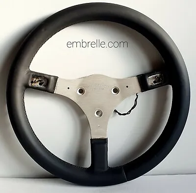 ITALVOLANTI Formel Indianapolis Leather Steering Wheel RARE PORSCHE BMW E30 M3 • $199.99