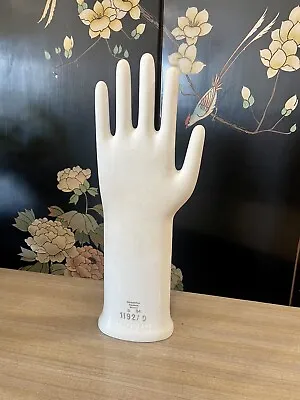 Vintage Display Rosenthal Porcelain Glove Mold Germany Large  15  Tall Decor • $68