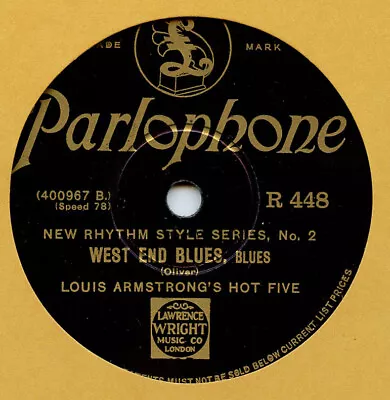 $14.99 • Buy 78 Rpm British Dance Jazz EDDIE LANG ORCHESTRA Louis Armstrong Parlo R 448  E !!