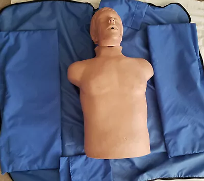 $89 • Buy Simulaids Brad Manikin Carry Bag Nursing EMT CPR Training Overlay Skin Chest Pla