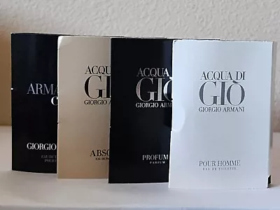New Giorgio Armani Acqua Di Gio Absolu Profumo Code Men's Fragrance Sample Lot • $2.99